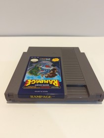 Rampage (Nintendo Entertainment System, NES 1988) Authentic cartridge, tested.