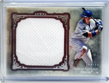 Adrian Gonzalez 2013 Topps Five Star Jumbo Jersey Relic Gold 25/25 Dodgers