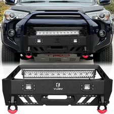 Front Bumper Fits 2010-2024 4Runner with Winch Plate and Lights