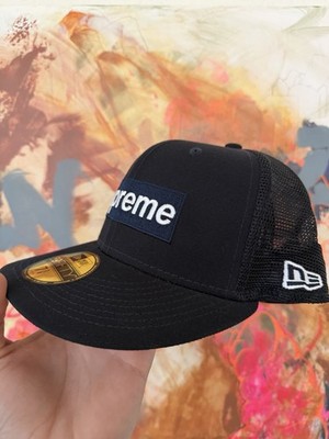 Supreme Box Logo Mesh Back New Era Black (22SS) | eBay