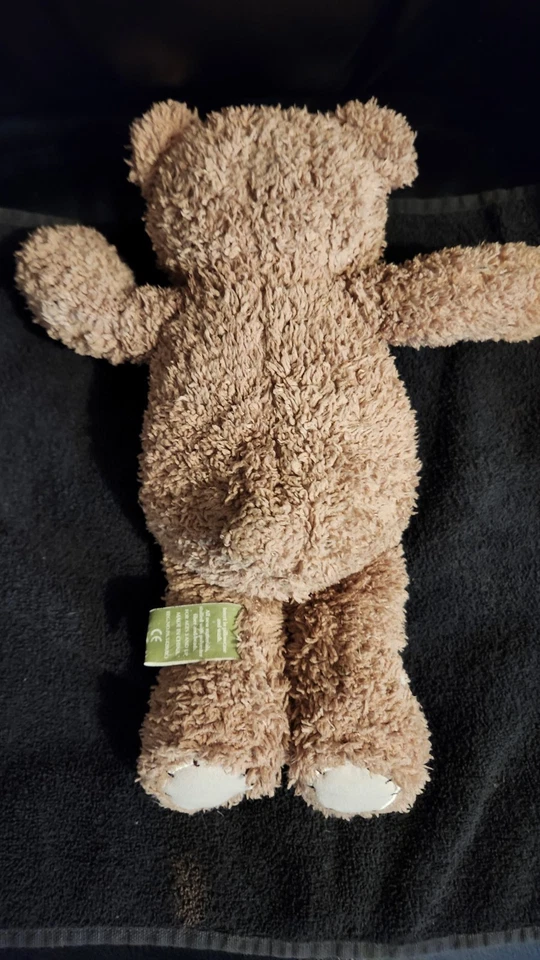First & Main Tender Teddy 12 Inch Plush Brown Bear #1616 Toy Used - Image 3 of 4