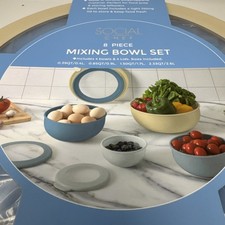 Social Chef Set di Ciotole di Miscelazione 12 Pezzi NUOVE