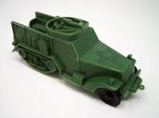 Vintage Auburn Rubber Co. Olive Drab 652 US Army M3 Half-Track Made In USA