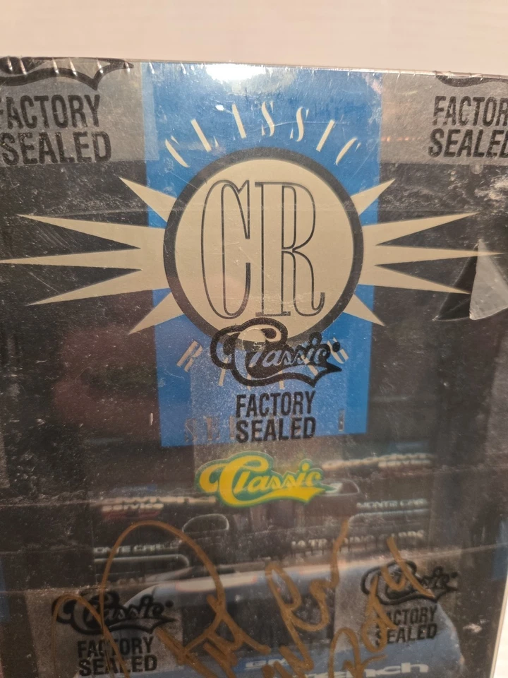 1996 CLASSIC Racing Series Trading Card Set Wax Pack Box Ricky Craven Autograph - Image 2 of 4