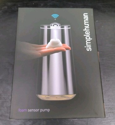 Simplehuman Automatischer Schaumseifenspender Wiederaufladbar Edelstahl