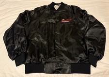 Vintage West Ark Chevrolet Heartbeat Of America Satin Jacket XL - Made In USA