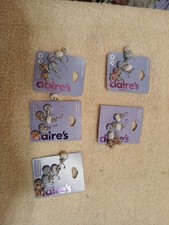 Bulk Lot Of 5 Claires Jewelry Rainbow Shaker earrings lot. MSRP 65/Lot. NWT