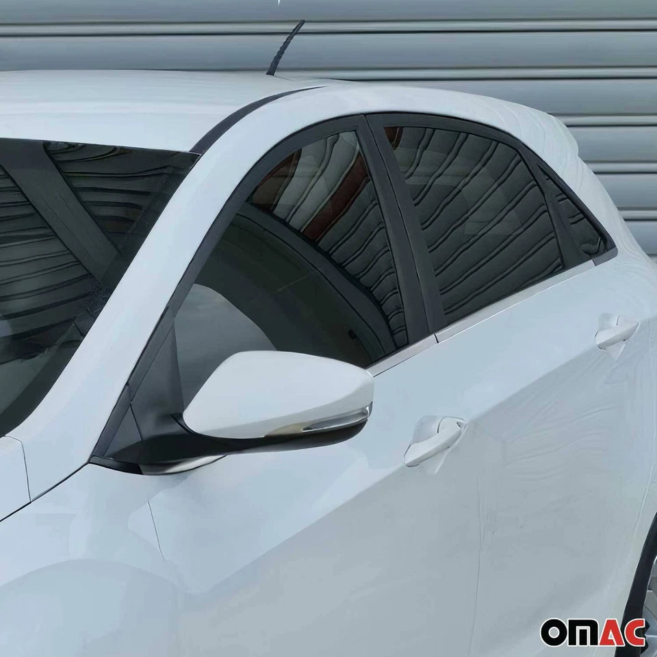 Transmisor de moldura de ventana para Hyundai Elantra Touring 2009-2012 acero inoxidable 4 piezas Foto 2 de 4