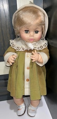 Horsman DRINKEE WALKER 18  Thirsty Baby Doll 1970s w Original Outfit