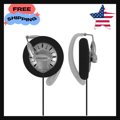 Koss KSC75 Ear-Clip Headphones - Black/Silver | eBay