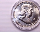 1962-D Silver Franklin Half Dollar  Choice BU  - Very Nice, *Silver on the Rise*