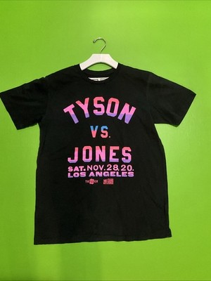 Roots of Fight Mike Tyson VS. Roy Jones Triller T-shirt Size Mens Size L (read)