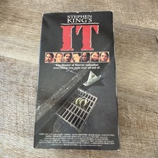 Vtg Stephen King's It (VHS,1993,2-Tape Set) Harry Anderson,Tim Curry,John Ritter