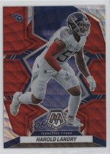 2022 Panini Mosaic Red Wave Mosaic Prizm 4/9 Harold Landry #229 1u6