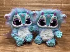 2 Blue  Purple Magic Mixies Interactive Pet Plush Doll - FREE SHIPPING