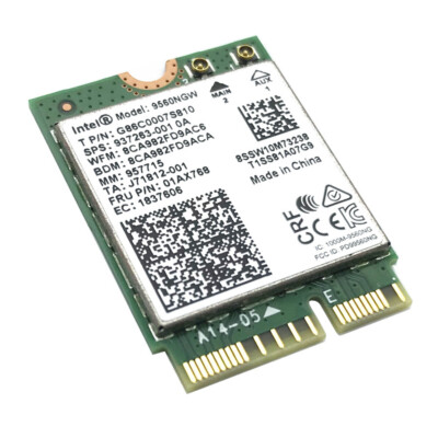 Wireless AC 9560NGW CNVi M.2 Network Card for Windows 11 WiFi Bluetooth Adapter