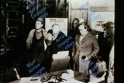 35mm slide Voting November 1942 Black African-American History #3682