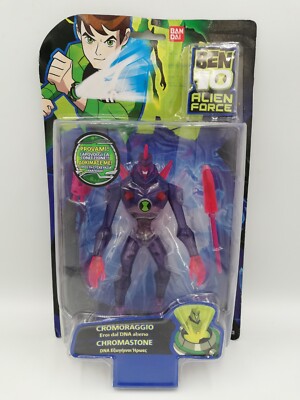 Ben 10 DNA Alien Heroes Chromastone 6'' Figure Bandai 2006 - RARE