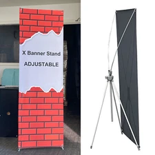 Premium Tripod X-Frame Banner Display Stand  with Carrying Bag (Frame ONLY)