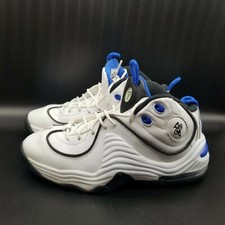 Nike Air Penny 2 II, 820249-100, White Blue Black Orlando, GS Size 7Y Sneakers