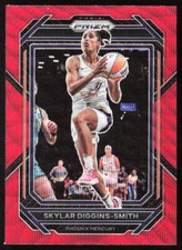 2023 Panini Prizm WNBA Skylar Diggins-Smith Ruby Wave Red #130 Phoenix Mercury