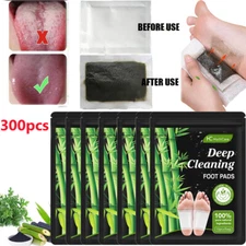 300PCS Detox Foot Patches Pads Body Toxins Feet Slimming Deep Cleansing Herbal