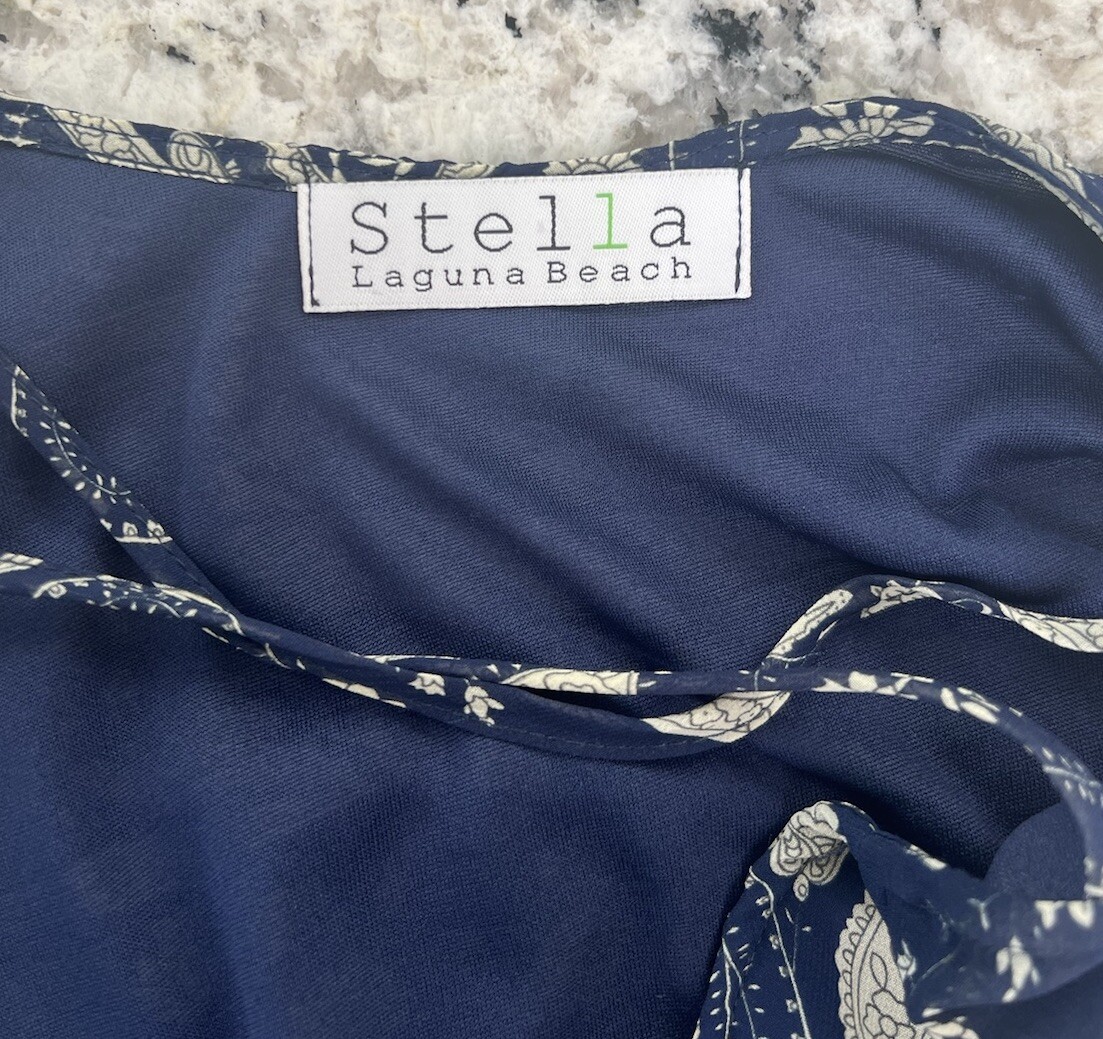 stella laguna beach dresses Blue Pepper Dress Size L Women’s Longsleeve Stella Laguna Beach mini dress