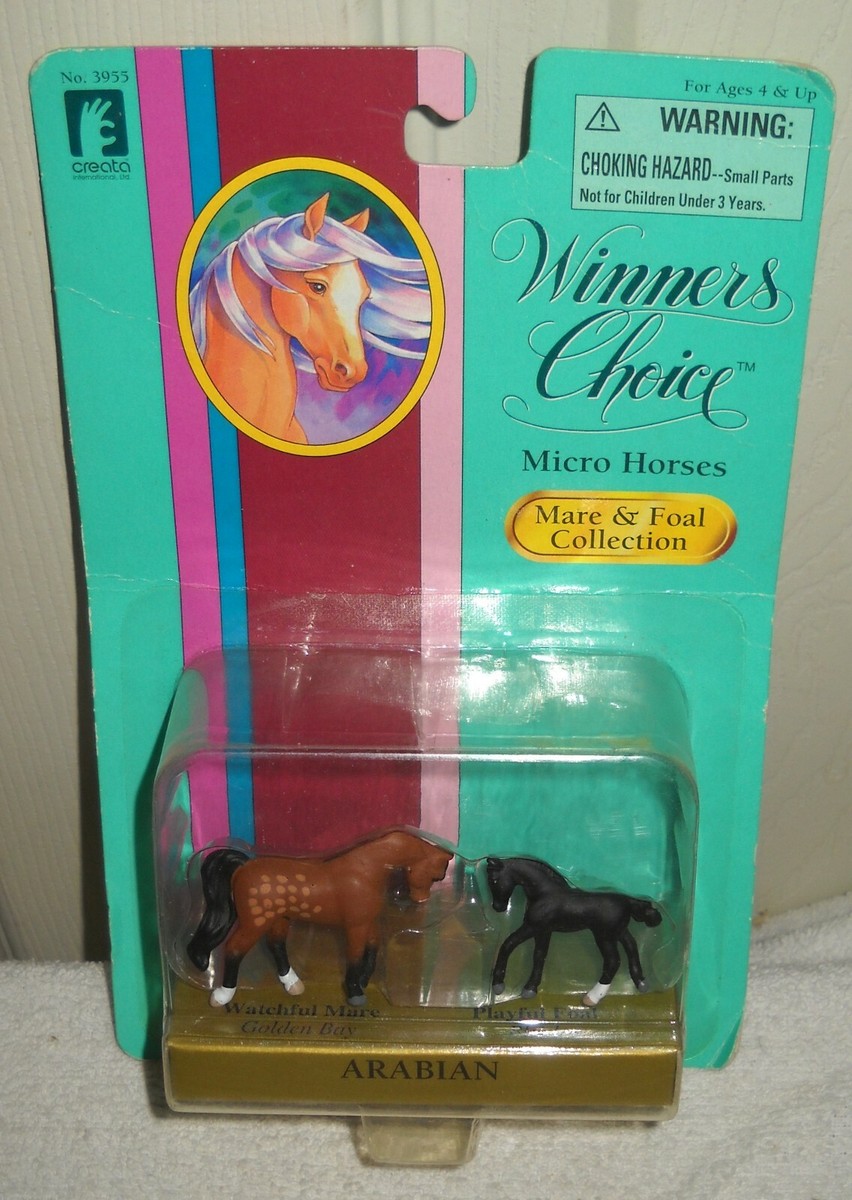 11424 NRFC Vintage Creata Winner's Choice Mare & Foal Micro Horses