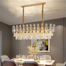 XL Luxus Kristall Deckenlampe LED Kronleuchter  Wohnzimmer leuchte verstellbar