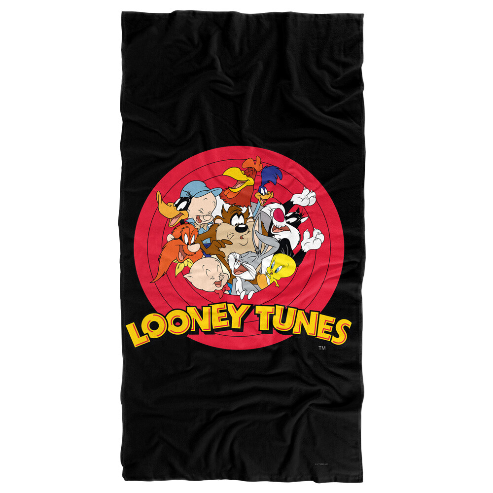 Looney Tunes 30x60 Logo Group Beach Towel for Fun in the Sun