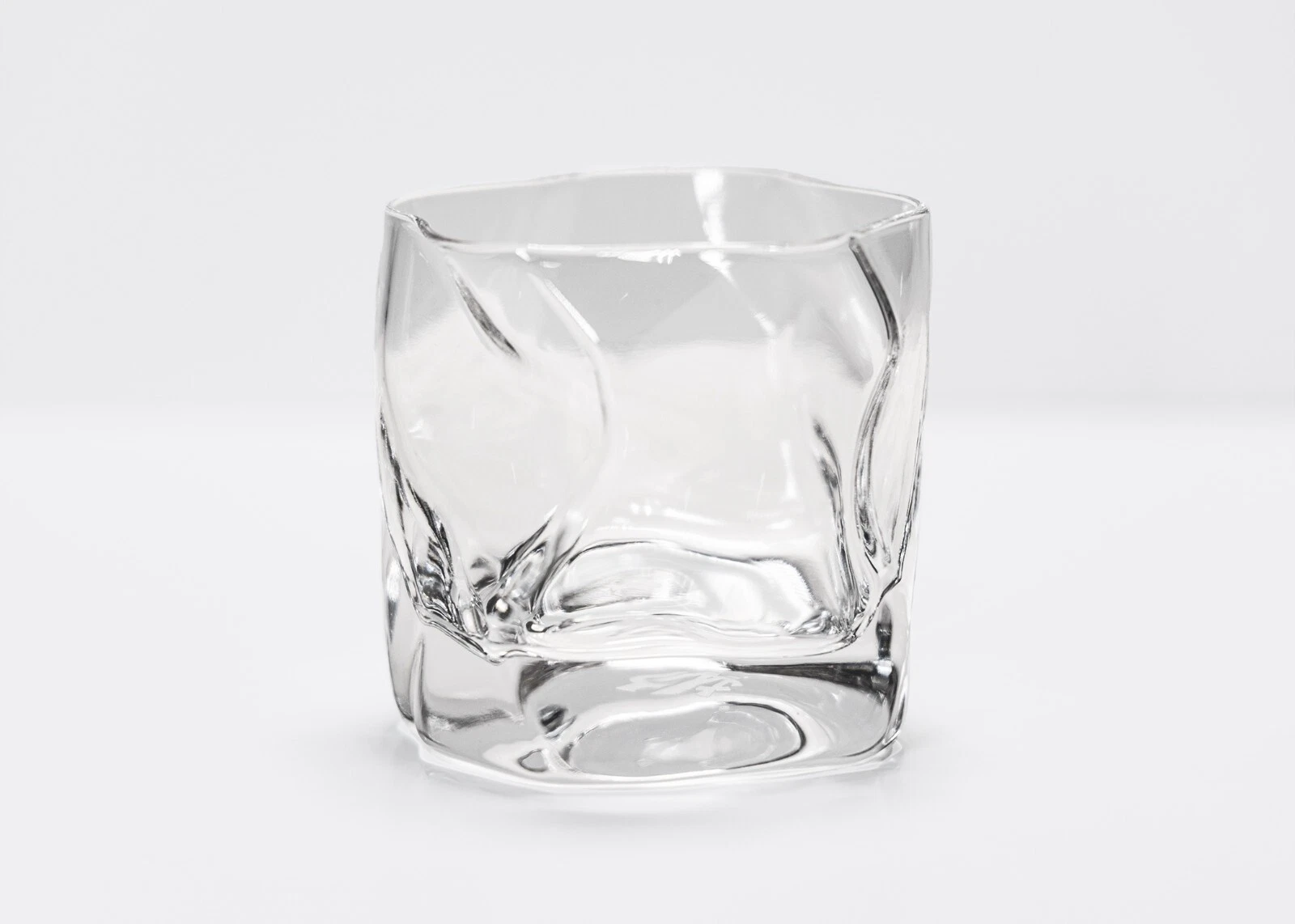 Christopher Walton The Warped Bourbon Rocks Glass