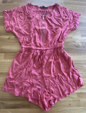 Ladies Select Zip Front Drawstring Waist Short Playsuit Size UK6