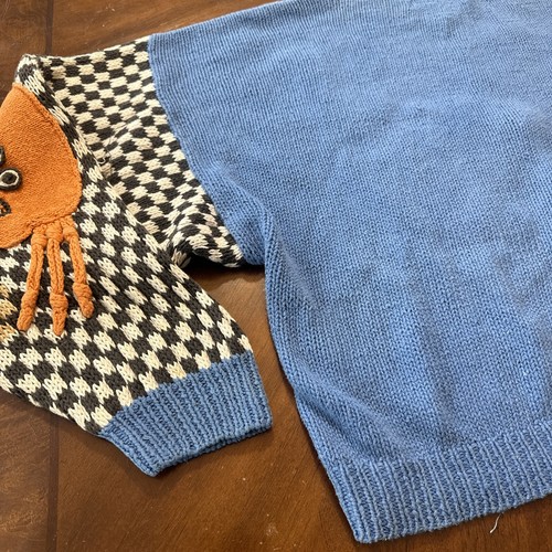 Vintage No The Jeans Revolt bestickter Pullover Meerestiere einmal Größe passt den meisten - Bild 13 von 13