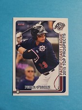 PETER O'BRIEN 2015 PACIFIC COAST LEAGUE TOP PROSPECTS BASEBALL CARD # 26 H7034