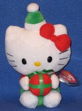 TY HELLO KITTY CHRISTMAS / HOLIDAY PRESENT - MINT with MINT TAG