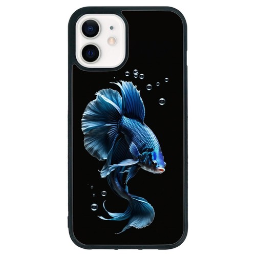 vintage design fighting fish Universal Case For iPhone SE XS XR Max 5 6 7 8 Plus - Picture 4 of 25