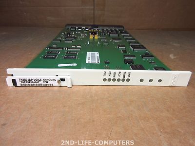 AVAYA TN2501AP Lucent Voice Announcement over LAN Card PULLED FROM AVAYA G650