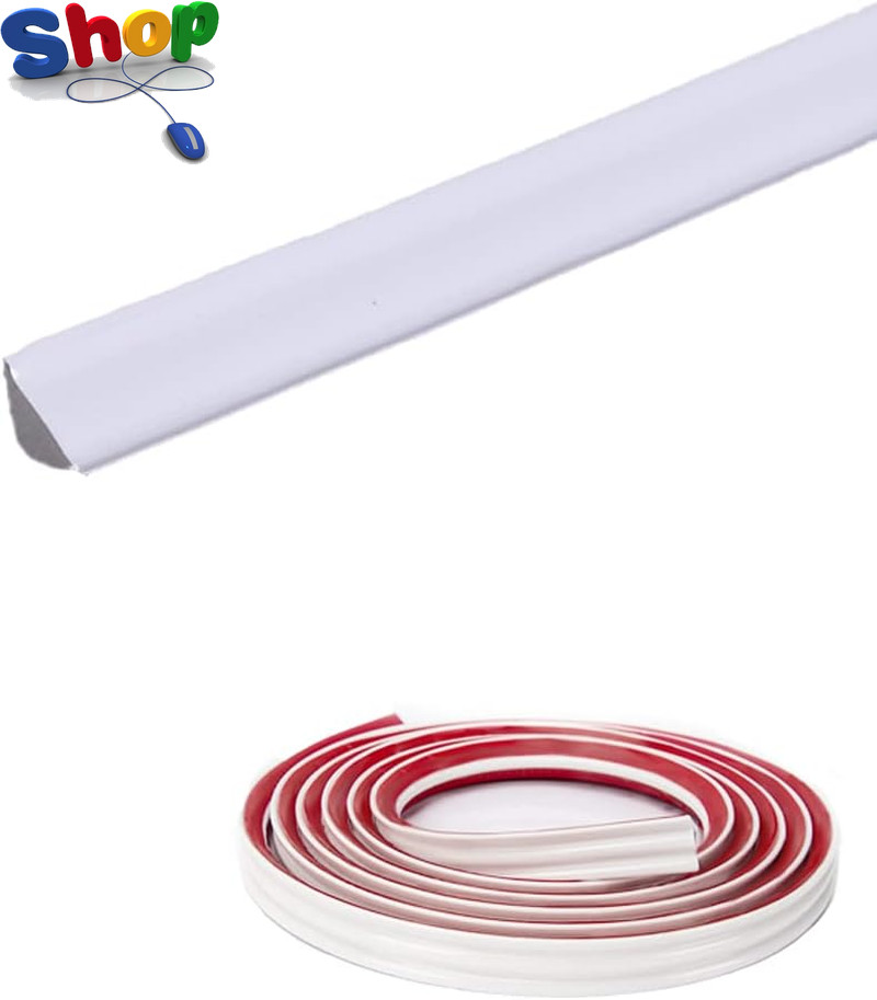 5 Meters PVC Quadrant Trim , Flexible Laminate Beading Self Adhesive Pl
