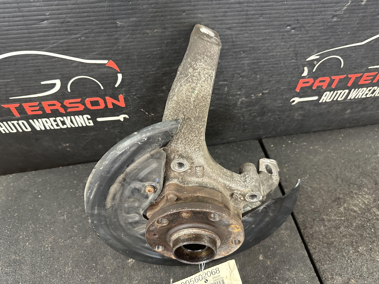 03-12 BENTLEY CONTINENTAL GT REAR PASSENGER RIGHT RH KNUCKLE AXLE STUB