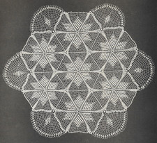 vintage, Christmas Centerpiece Doily crochet pattern instructions
