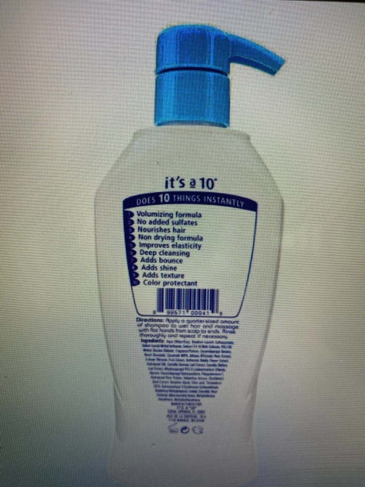 it's a 10 Miracle Volumizing Shampoo 10 oz (Pack of 2) - Image 4 of 4