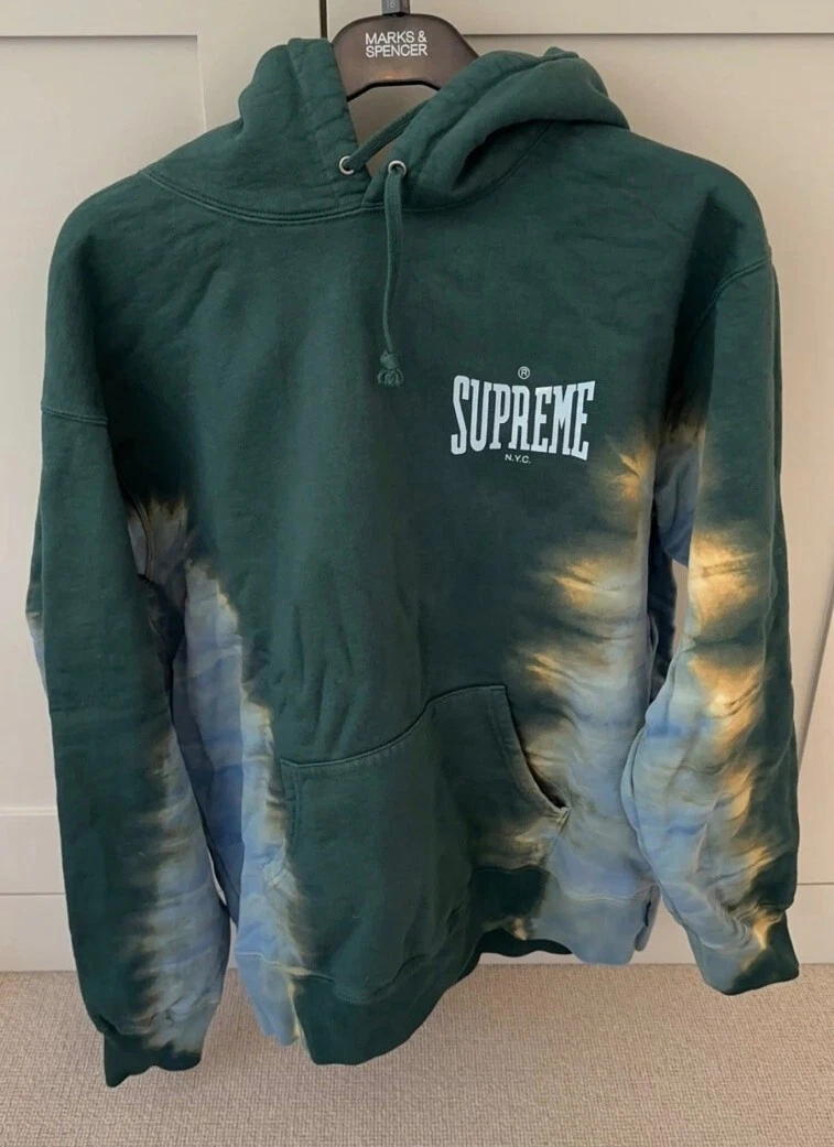 supreme bleached hoodie