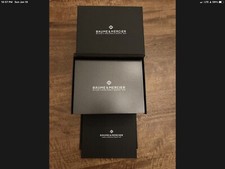 Baume & Mercier Clifton Men's Watch 18K Solid Gold Bezel MOA10352. MRSP $4,800 2