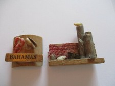BAHAMAS SET OF VINTAGE MAGNETS COLLECTIBLES 