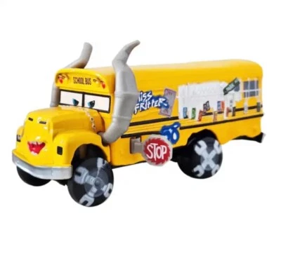 Disney Pixar Cars Miss Fritter Lightning McQueen 1:55 Diecast Metal Model Car