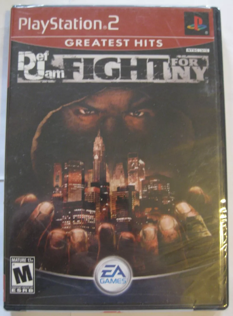 Def Jam Fight for Ny Ps2 Black Case