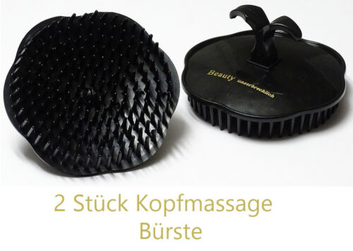 2 Stück Kopfmassagebürste Massage Haarbürste Bürste Bürsten Ø 8cm Kamm Kämme  - Bild 1 von 9