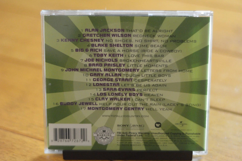 VARIOUS "TOTALLY COUNTRY VOL 4" CD [LIKE NEW DISC] [121] - Imagem 2 de 4