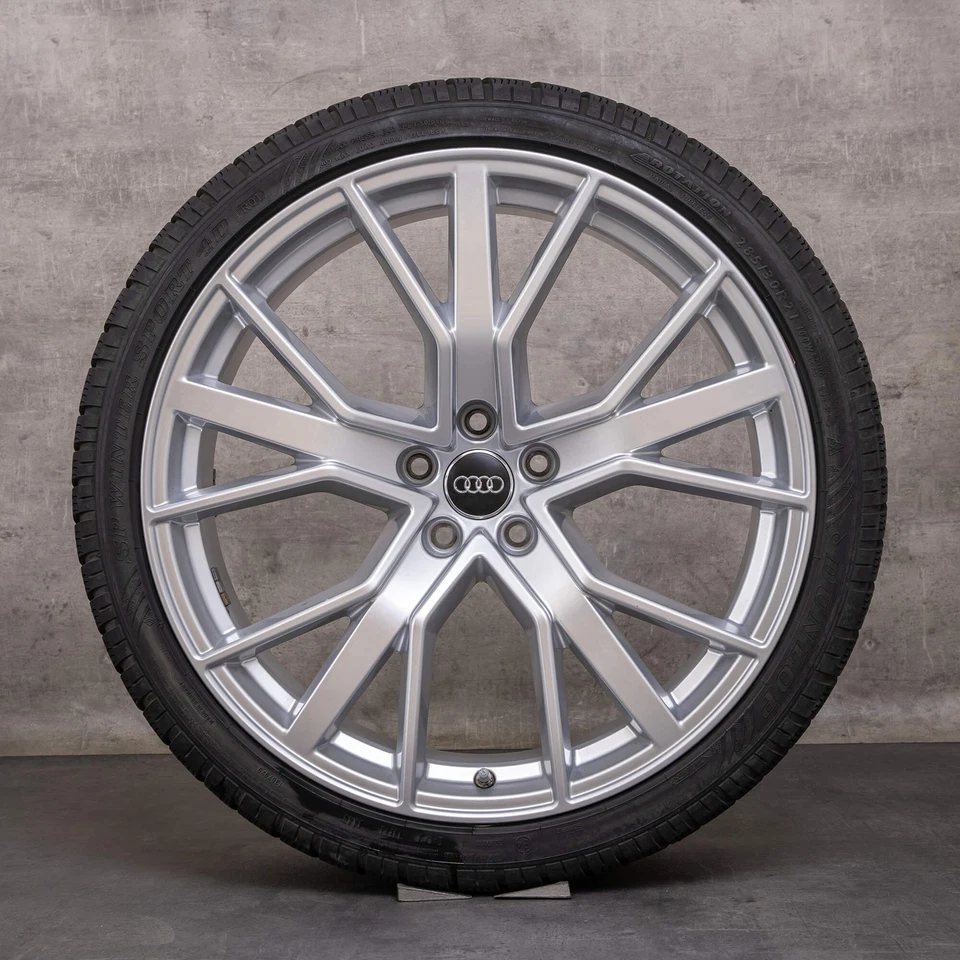 Audi RS6 Winterräder 21 Zoll 4G C7 Felgen Performance 4G0601025CJ silber glanz - Bild 3 von 4