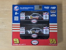 2024 9 88 Chase Elliott Dale Earnhardt Jr Unfirst National Guard 1/64 2-Car Set